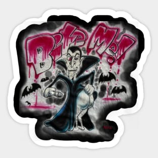 Count Dracula - "Bite Me" Sticker